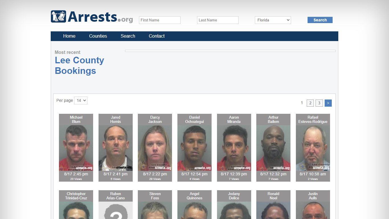 Lee County Arrests and Inmate Search